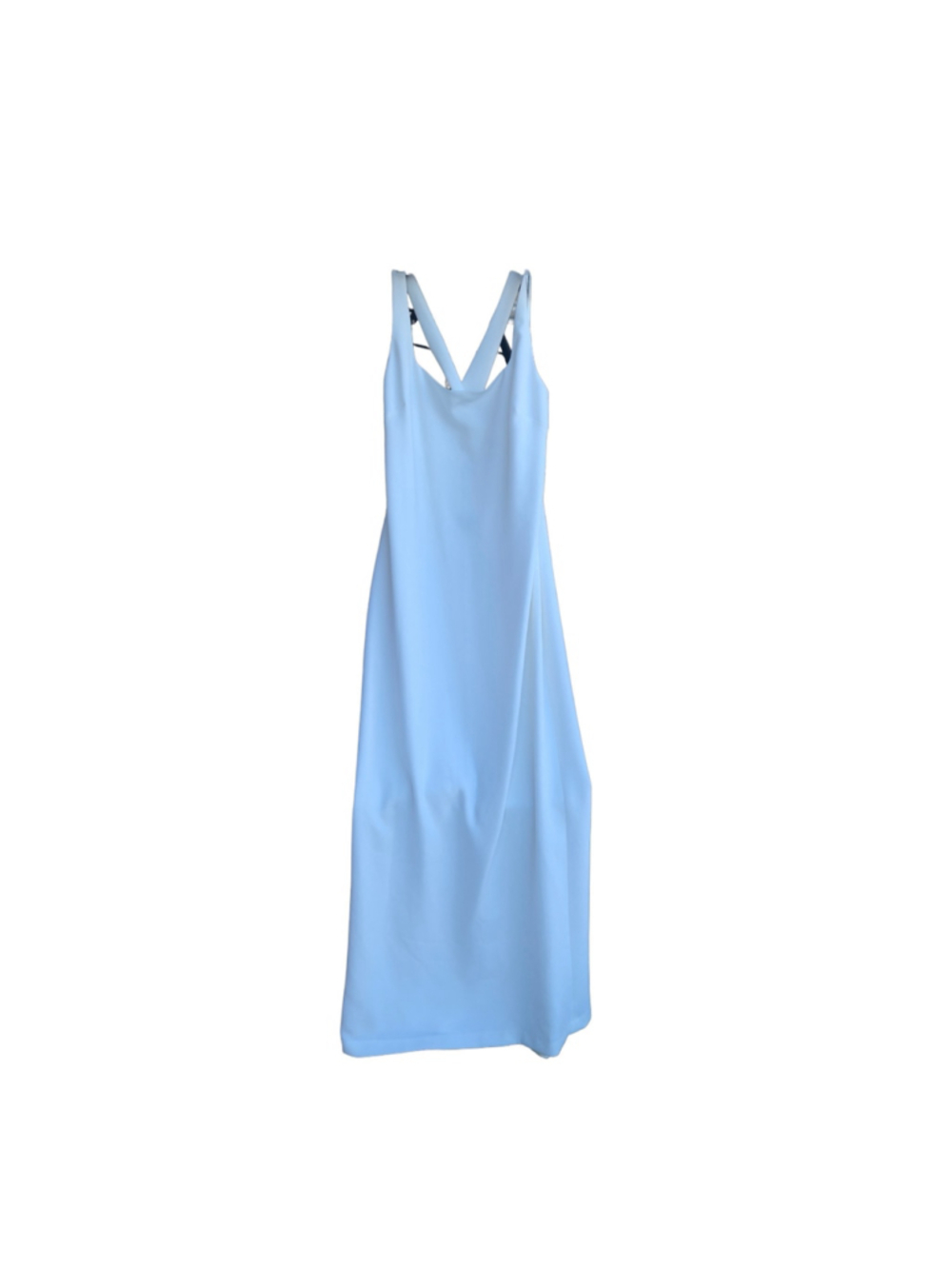 Lauren Ralph Lauren Twist-Back Crepe Sleeveless Gown White Maxi Dress Size 18